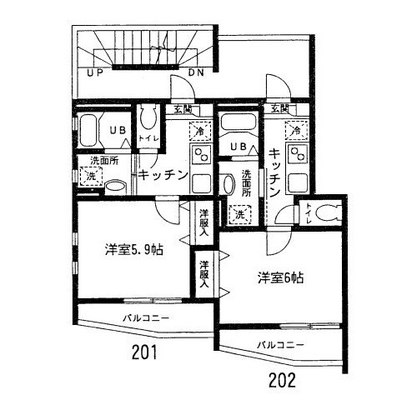 東京都北区志茂１丁目 賃貸アパート 1K