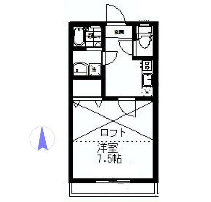 東京都三鷹市上連雀２丁目 賃貸アパート 1K