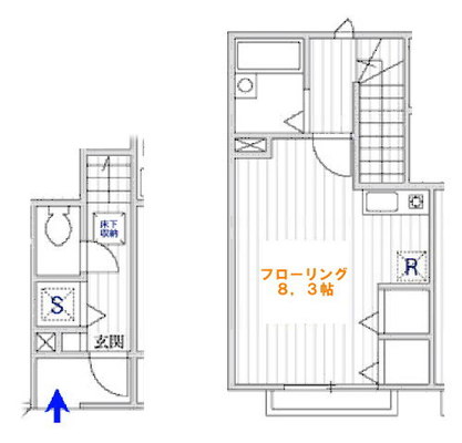 東京都足立区千住仲町 賃貸アパート 1R