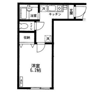 東京都豊島区池袋本町１丁目 賃貸アパート 1K