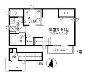 東京都豊島区雑司が谷１丁目 賃貸アパート 1K