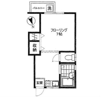 東京都北区西ヶ原１丁目 賃貸アパート 1K