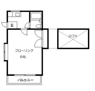 東京都北区志茂１丁目 賃貸アパート 1K