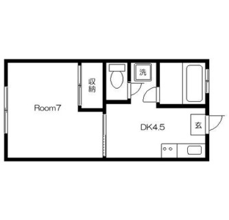 東京都北区滝野川７丁目 賃貸アパート 1DK