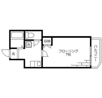 東京都北区滝野川７丁目 賃貸アパート 1K
