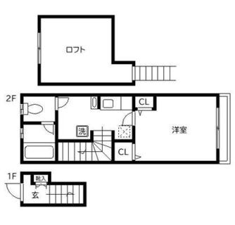 東京都新宿区大久保２丁目 賃貸アパート 1R