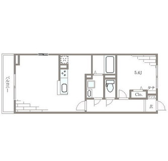 東京都板橋区高島平５丁目 賃貸アパート 1LDK
