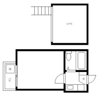 東京都北区岸町２丁目 賃貸アパート 1K