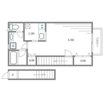 東京都文京区小石川４丁目 賃貸アパート 1R