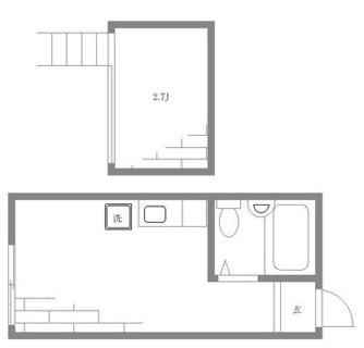 東京都北区志茂４丁目 賃貸アパート 1R